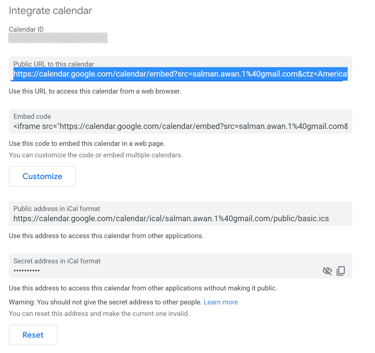 Google Calendar