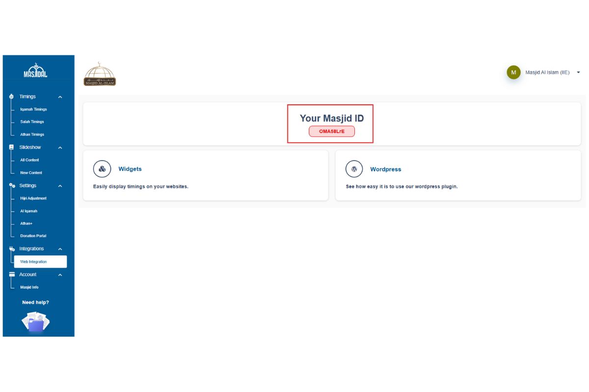 Wordpress Integration